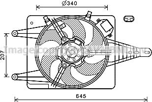 Prasco AL7524 - Ventilateur, refroidissement du moteur cwaw.fr