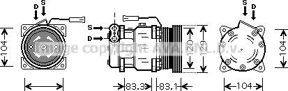 Prasco ALK093 - Compresseur, climatisation cwaw.fr