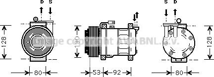 Prasco ALK009 - Compresseur, climatisation cwaw.fr