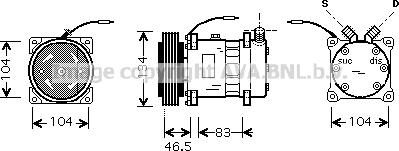 Prasco ALK104 - Compresseur, climatisation cwaw.fr