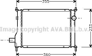 Prasco AU2133 - Radiateur, refroidissement du moteur cwaw.fr