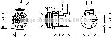 Prasco AUAK056 - Compresseur, climatisation cwaw.fr