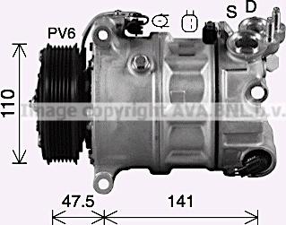 Prasco AUAK341 - Compresseur, climatisation cwaw.fr