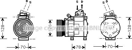 Prasco AUK037 - Compresseur, climatisation cwaw.fr