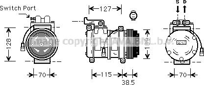 Prasco AUK027 - Compresseur, climatisation cwaw.fr