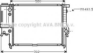 Prasco BWA2122 - Radiateur, refroidissement du moteur cwaw.fr