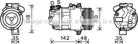 Prasco BWAK390 - Compresseur, climatisation cwaw.fr