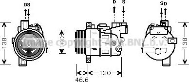 Prasco BWAK319 - Compresseur, climatisation cwaw.fr