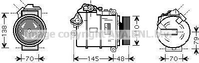 Prasco BWAK317 - Compresseur, climatisation cwaw.fr