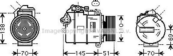 Prasco BWAK384 - Compresseur, climatisation cwaw.fr