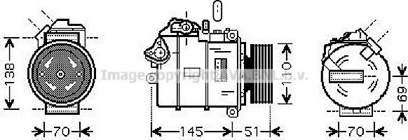 Prasco BWAK320 - Compresseur, climatisation cwaw.fr