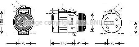 Prasco BWAK237 - Compresseur, climatisation cwaw.fr