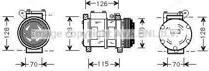 Prasco BWAK229 - Compresseur, climatisation cwaw.fr