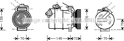 Prasco BWAK226 - Compresseur, climatisation cwaw.fr