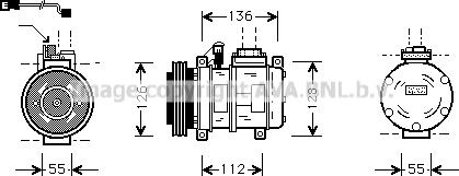 Prasco BWK228 - Compresseur, climatisation cwaw.fr