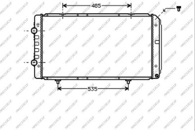 Prasco CI952R001 - Radiateur, refroidissement du moteur cwaw.fr