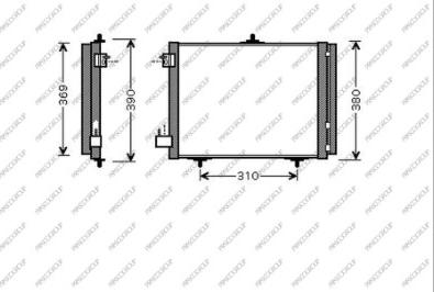 Prasco CI304C001 - Condensateur, climatisation cwaw.fr