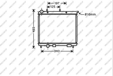 Prasco CI304R003 - Radiateur, refroidissement du moteur cwaw.fr