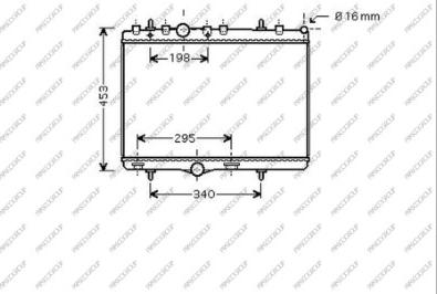 Prasco CI304R007 - Radiateur, refroidissement du moteur cwaw.fr