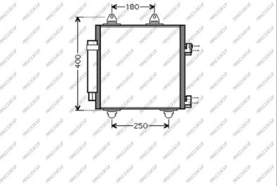 Prasco CI201C001 - Condensateur, climatisation cwaw.fr