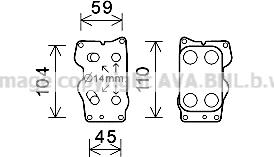 Prasco CN3307 - Radiateur d'huile cwaw.fr