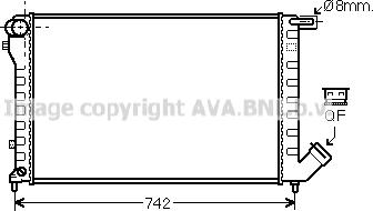 Prasco CN2195 - Radiateur, refroidissement du moteur cwaw.fr