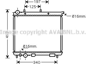 Prasco CN2187 - Radiateur, refroidissement du moteur cwaw.fr