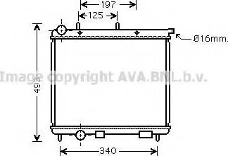 Prasco CNA2190 - Radiateur, refroidissement du moteur cwaw.fr