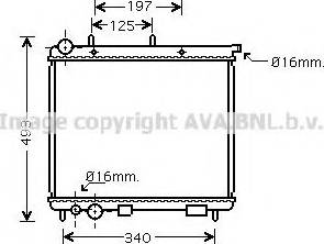 Prasco CNA2187 - Radiateur, refroidissement du moteur cwaw.fr