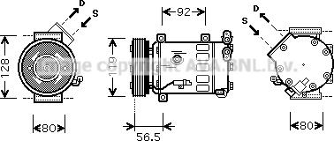 Prasco CNAK242 - Compresseur, climatisation cwaw.fr