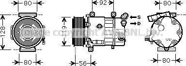 Prasco CNAK255 - Compresseur, climatisation cwaw.fr