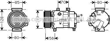 Prasco CNAK250 - Compresseur, climatisation cwaw.fr