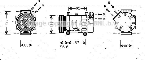 Prasco CNAK238 - Compresseur, climatisation cwaw.fr