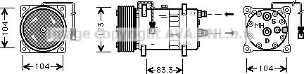 Prasco CNK023 - Compresseur, climatisation cwaw.fr