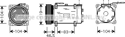 Prasco CNK160 - Compresseur, climatisation cwaw.fr