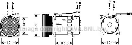 Prasco CNK175 - Compresseur, climatisation cwaw.fr