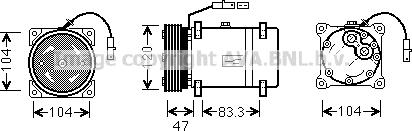 Prasco CNK178 - Compresseur, climatisation cwaw.fr