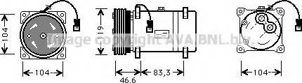 Prasco CNK216 - Compresseur, climatisation cwaw.fr