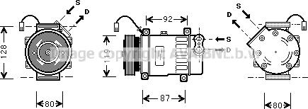 Prasco CNK217 - Compresseur, climatisation cwaw.fr