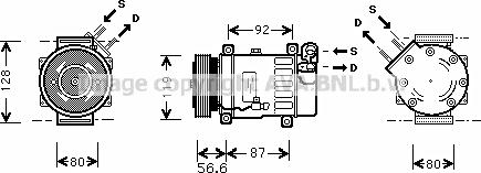 Prasco CNK238 - Compresseur, climatisation cwaw.fr