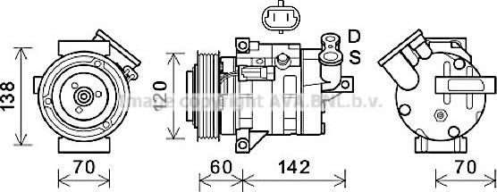 Prasco CTK052 - Compresseur, climatisation cwaw.fr