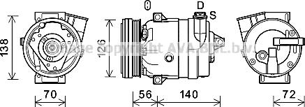 Prasco CTK066 - Compresseur, climatisation cwaw.fr