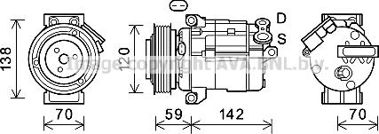 Prasco CTK063 - Compresseur, climatisation cwaw.fr