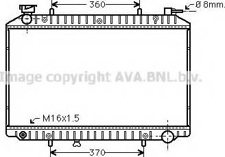 Prasco DN2173 - Radiateur, refroidissement du moteur cwaw.fr