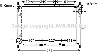 Prasco DN2260 - Radiateur, refroidissement du moteur cwaw.fr