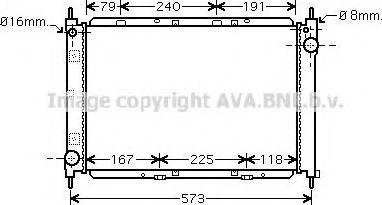 Prasco DN2261 - Radiateur, refroidissement du moteur cwaw.fr