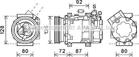 Prasco DNK429 - Compresseur, climatisation cwaw.fr