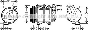 Prasco DNK314 - Compresseur, climatisation cwaw.fr