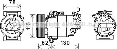 Prasco DNK386 - Compresseur, climatisation cwaw.fr