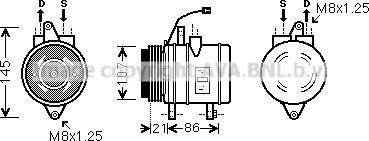 Prasco DWK079 - Compresseur, climatisation cwaw.fr